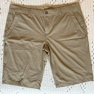 Lightweight Bermuda Length Hiking Outdoor Shorts Khaki Size 14 from REI